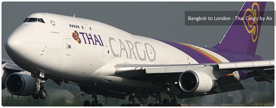 Bangkok to London - Thai Cargo by Air