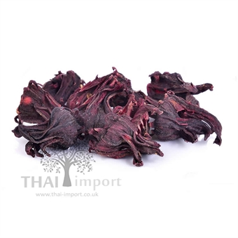 Picture of Dried Red Okra Flower